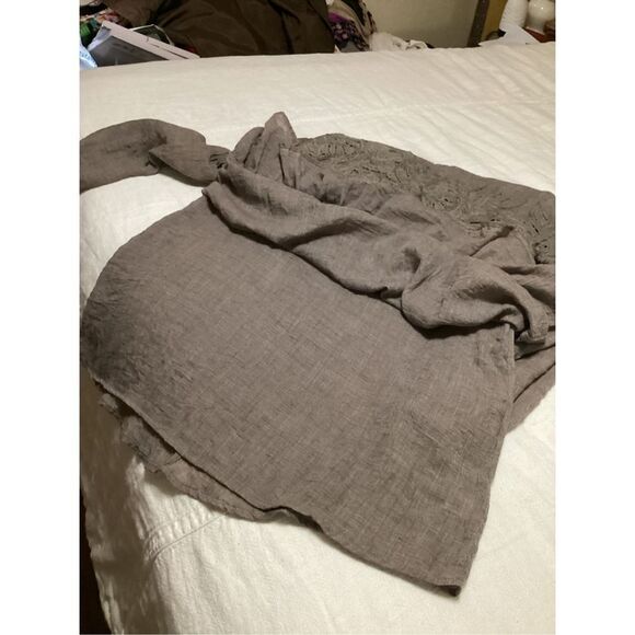 Umgee Peasant Mini Dress With Lace Bodice S - Picture 10 of 10